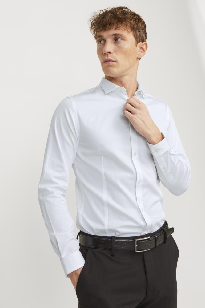 JJPRPARMA SHIRT L/S NOOS 12097662 White